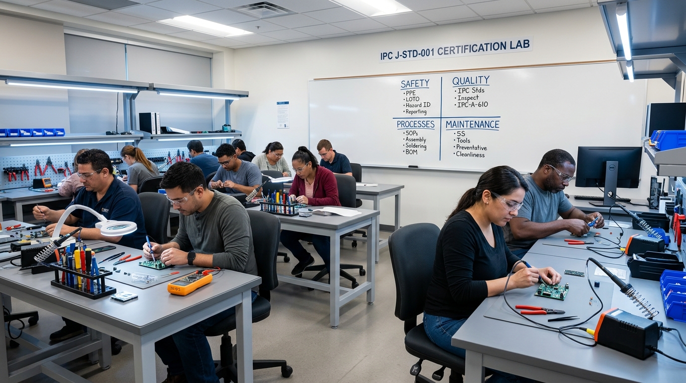 Certified Production Technician credential — illustrative