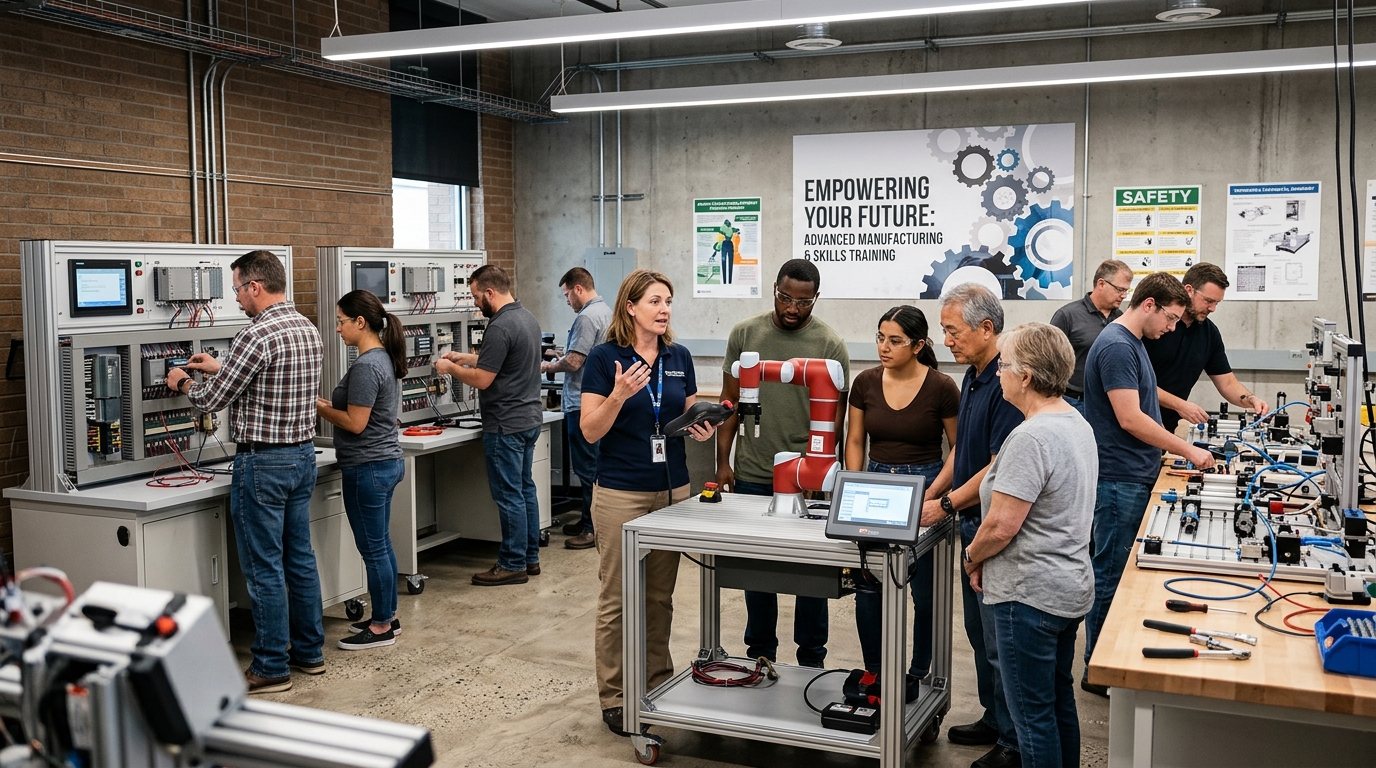 Practical mechatronics and industrial control training
